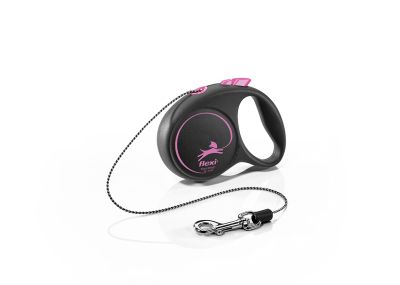 Автоматичен повод  flexi Black Design XS  - 3м въже, до 8кг