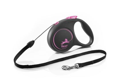 Автоматичен повод  flexi Black Design S  - 5м въже, до 12кг