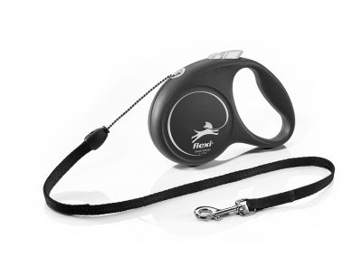 Автоматичен повод  flexi Black Design S  - 5м въже, до 12кг