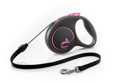 Автоматичен повод  flexi Black Design М  - 5м въже, до 20кг