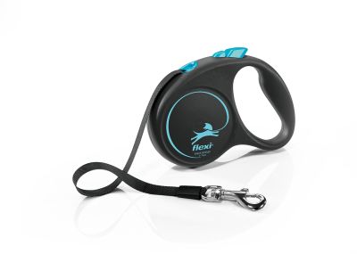 Автоматичен повод  flexi Black Design S  - 5м лента, до 15кг