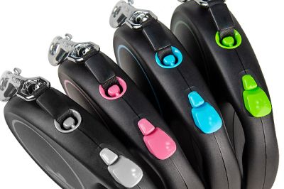 Автоматичен повод  flexi Black Design L  - 5м лента, до 50кг