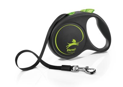 Автоматичен повод  flexi Black Design L  - 5м лента, до 50кг