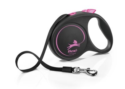 Автоматичен повод  flexi Black Design L  - 5м лента, до 50кг