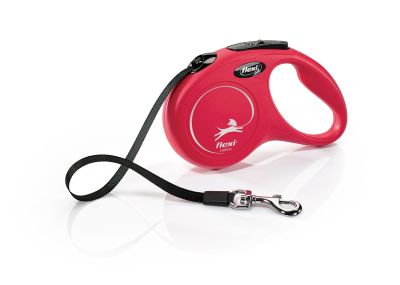 Автоматичен повод  flexi New Classic Small -  5м лента, до 15 кг 