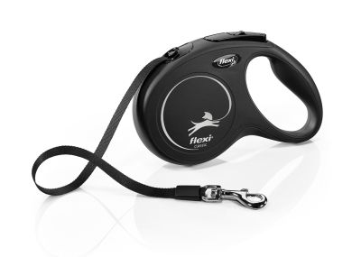 Автоматичен повод  flexi New Classic Medium -  5м лента, до 25 кг 