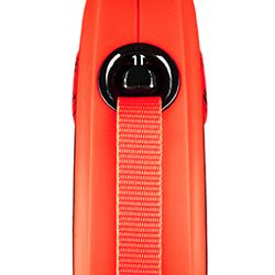 Автоматичен повод  flexi Xtreme L  - 5м лента, до 65кг - цвят оранж
