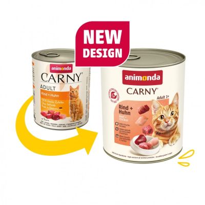 Carny Adult 800гр - говеждо + пиле за израснали котки