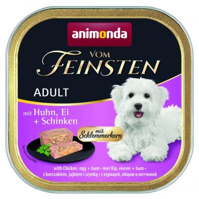 Vom Feinsten Classic  150гр -пастет с пиле, яйца и шунка за израснали кучета
