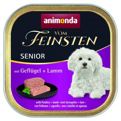 Vom Feinsten Senior 150gr - пастет с птиче + агне за възрастни кучета