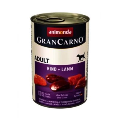 GranCarno®  Adult - говеждо + агне за израснали кучета