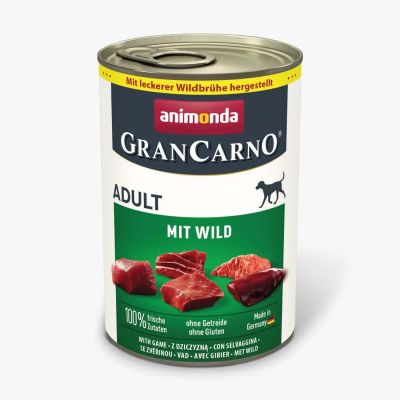 GranCarno®  Adult - говеждо + дивеч за израснали кучета