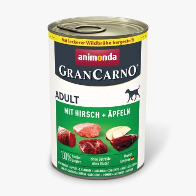 Gran Carno® Adult - еленско месо и ябълки за израсни кучета