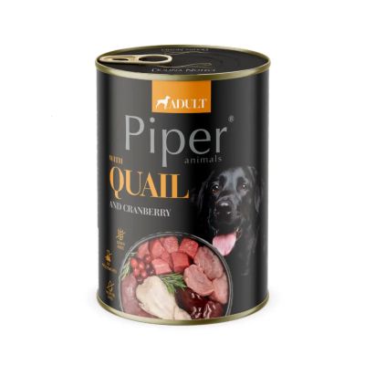 Piper® Adult 400гр - с пъдпъдък и боровинки