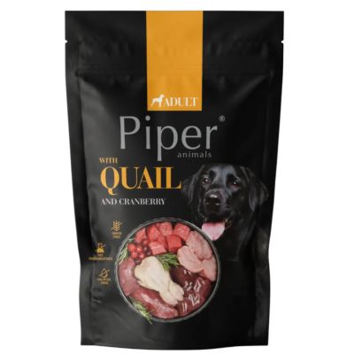 Piper Adult 500гр - пауч  с пъдпъдък и боровинки