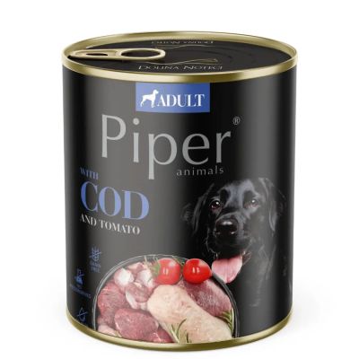 Piper® Adult 800гр - с треска и домати
