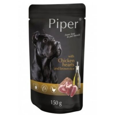 Piper адълт пауч 150 г пил.сърца/кафяв ориз 