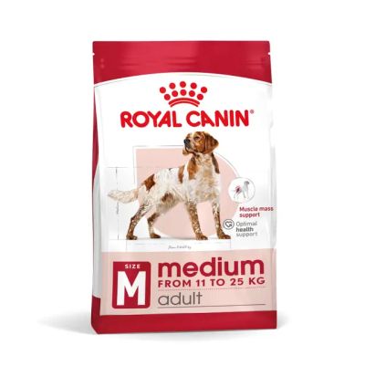 Royal Canin  MEDIUM ADULT - Пълноценна суха храна за кучета от средни породи от 1 до 7 години