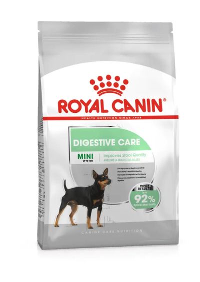 Royal Canin  MINI DIGEST CARE 1kg - Пълноценна суха храна за чувствителна храносмилателна система при кучета от дребни породи над 10 месеца