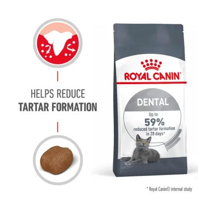 Royal Canin  DENTAL CARE - Пълноценна суха храна за котки над 12 месеца за намаляване образуването на зъбен камък