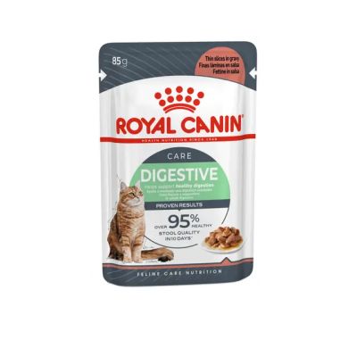 Royal Canin  DIGESTIVE CARE 85g - Пълноценна мокра храна в пауч за  котки над 12 месеца за подпомагане здравословното храносмилане