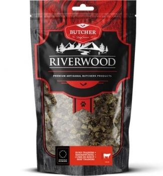 Riverwood сушени лакомства говеждо месо хапки 150гр