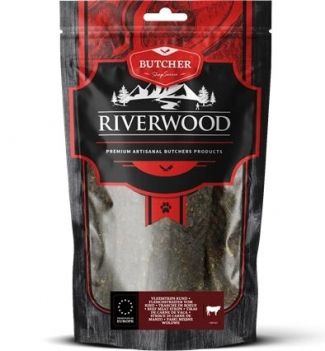 Riverwood сушени лакомства говеждо месо ленти 150гр
