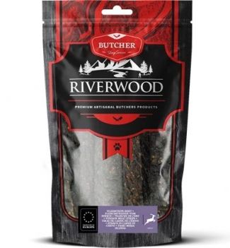 Riverwood сушени лакомства месо от елен ленти 150гр