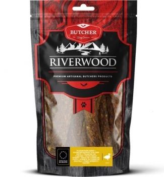 Riverwood сушени лакомства патешки ленти 150гр