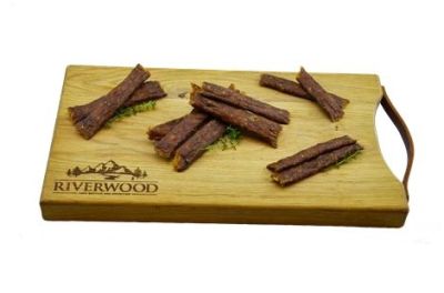 Riverwood сушени лакомства пуешки ленти 150гр