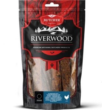 Riverwood сушени лакомства пилешки ленти 150гр