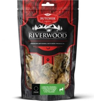 Riverwood сушени лакомства агнешки бял дроб 100гр