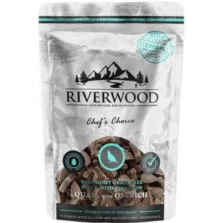 Riverwood меки лакомства пъдпъдък и щраус 200гр
