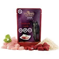 Nuevo пауч 85g SENIOR пиле с агне - Пълноценна храна за възрастни котки