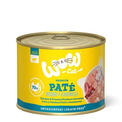 WOW Cat Adult пастет с пиле и скариди 200гр