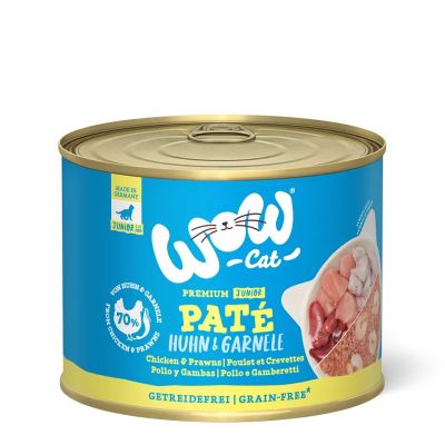 WOW Cat Junior пастет с пиле и скариди 200гр 