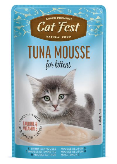 Cat Fest Kitten Мус от риба тон за малки котенца 70гр