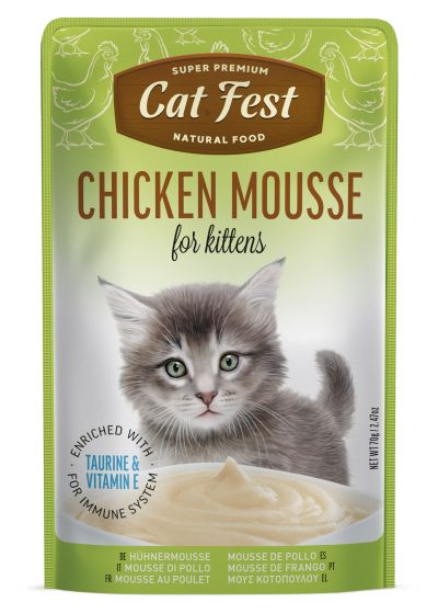 Cat Fest Kitten Мус от пиле за малки котенца  70гр