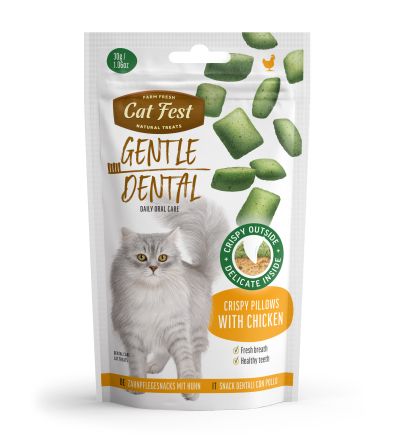 Cat Fest GD Дентални възглавнички с пълнеж от пиле 30гр