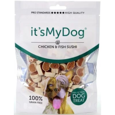 It's My Dog Sushi Chicken & Fish Grain Free -  суши пиле и риба 85гр, без зърно