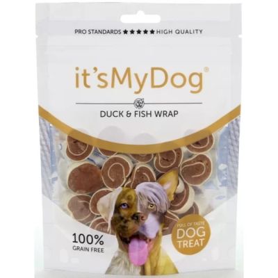It's My Dog Duck & Fish Wrapped Grain Free -  кръгчета патица и риба 85гр, без зърно