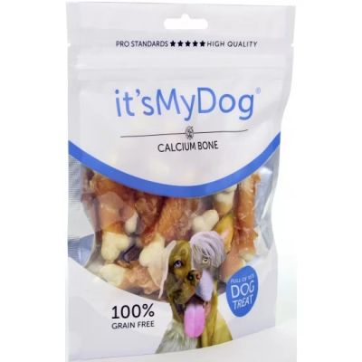 It's My Dog Calcium Bone & Chicken Grain Free -  кокълчета с пиле 85гр, без зърно