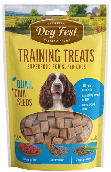 Dog Fest Пъдпъдък и семена от чия 90 гр.
