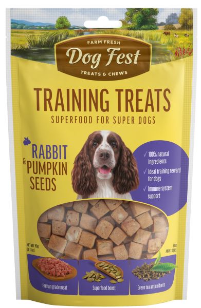 Dog Fest Заек и тиквени семки 90 гр.