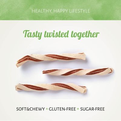 Antos Chicken D'light Twists  - ленти пиле + риба, 1кг