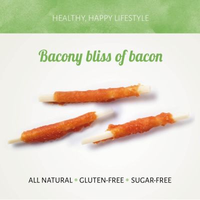 Antos Chicken D'light Bacon -  пръчици обвити с пилешко месо, 1кг