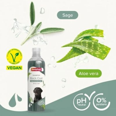 Beaphar Shampoo Black Coat - шампоан с алое вера за черна козина 250мл  