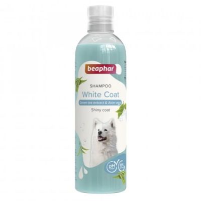 Beaphar Shampoo White Coat - шампоан с алое вера за бяла козина 250мл 