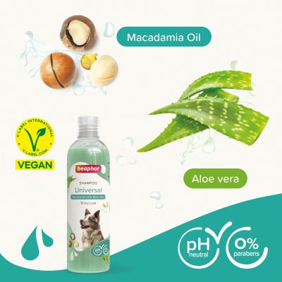 Beaphar Shampoo Universal - шампоан за блясък с макадамия 250мл  NEW