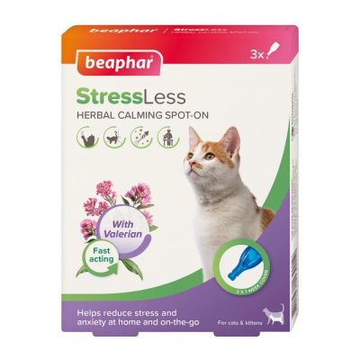 Beaphar Calming Spot On cat -  успокояващи пипети за котки, 3 броя